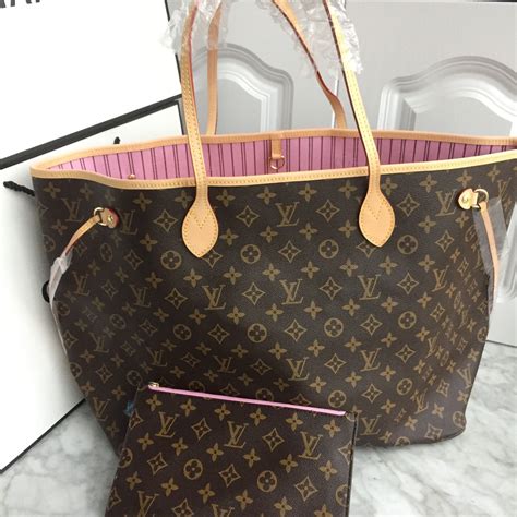 louis vuitton tote bag pink inside|louis vuitton bag pre owned.